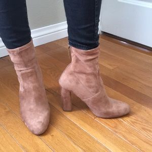 Steve Madden High Heels - Tan, Velvet